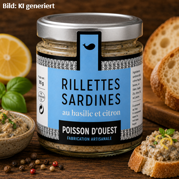 Preview: Poisson douest Sardine mit Basilikum